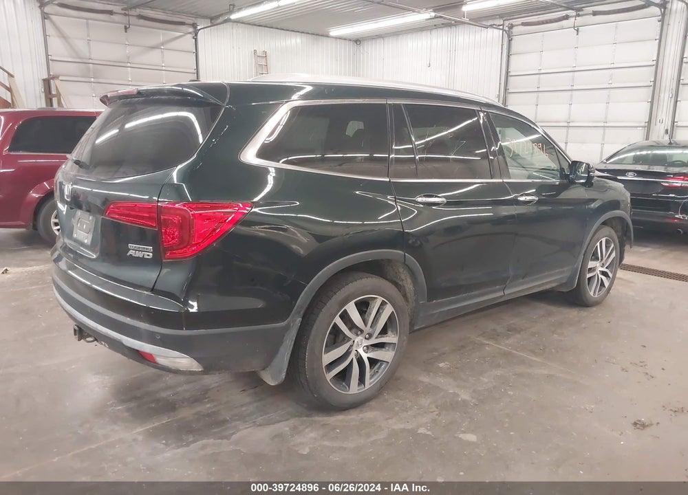 2017 HONDA PILOT TOURING VIN: 5FNYF6H99HB053722