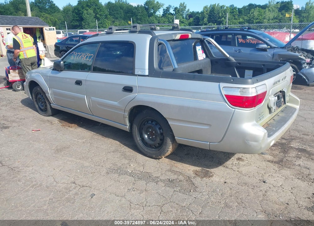 2006 SUBARU BAJA SPORT VIN: 4S4BT62C167103482
