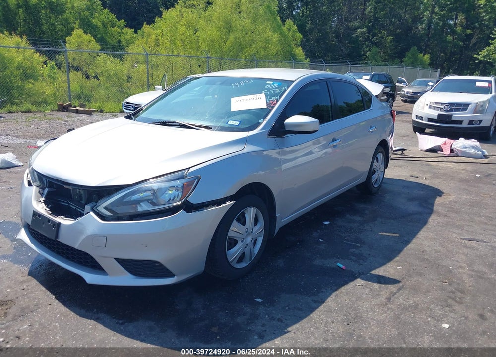 2017 NISSAN SENTRA SV VIN: 3N1AB7AP0HY397328