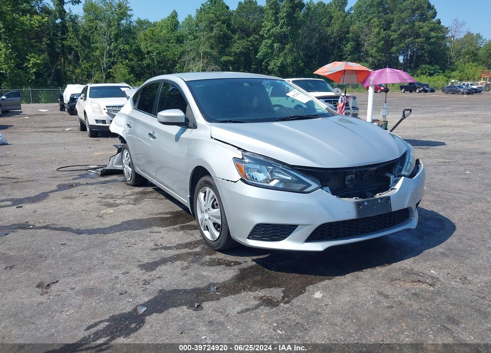 2017 NISSAN SENTRA SV VIN: 3N1AB7AP0HY397328