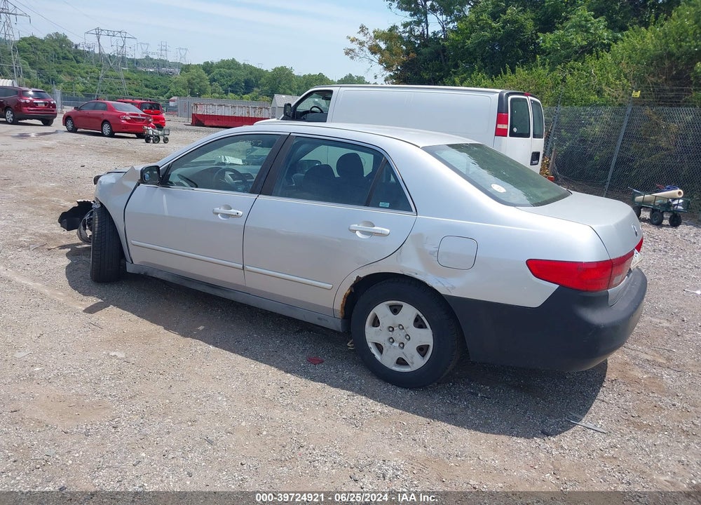 2005 HONDA ACCORD 2.4 LX VIN: 1HGCM56425A102055