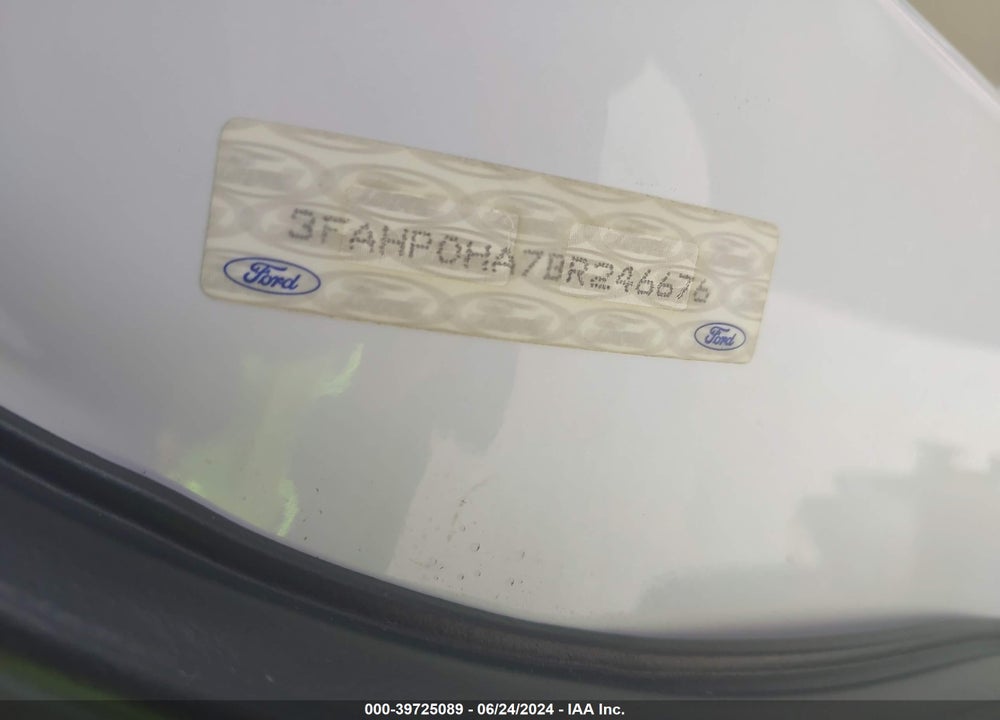 2011 FORD FUSION SE VIN: 3FAHP0HA7BR246676
