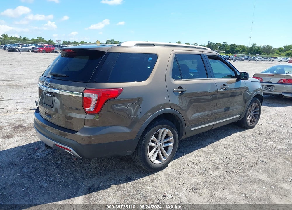 2016 FORD EXPLORER XLT VIN: 1FM5K7D87GGA32109