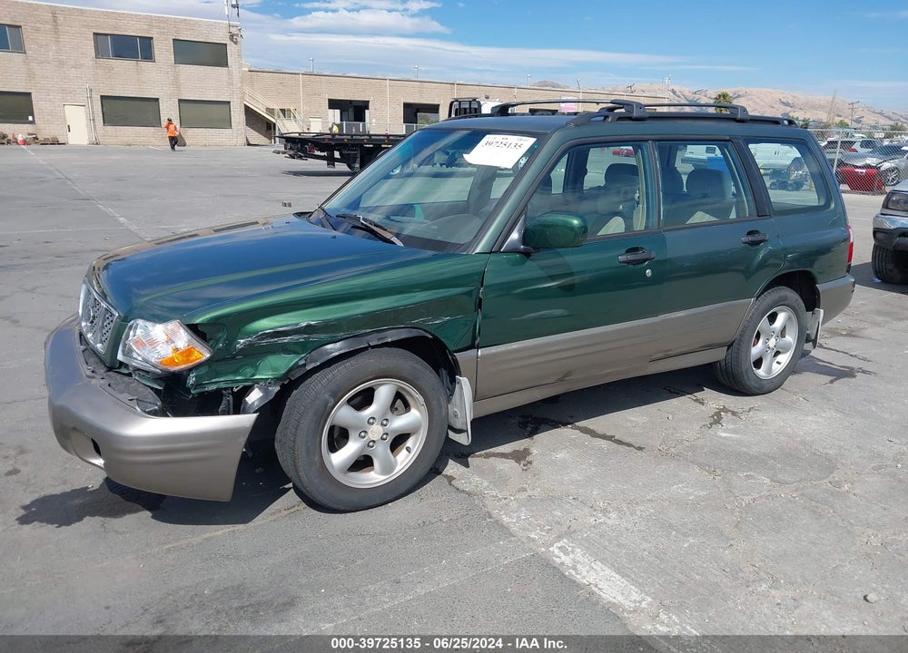 2002 SUBARU FORESTER S VIN: JF1SF65532H713855