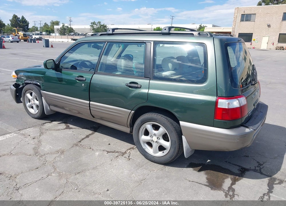 2002 SUBARU FORESTER S VIN: JF1SF65532H713855