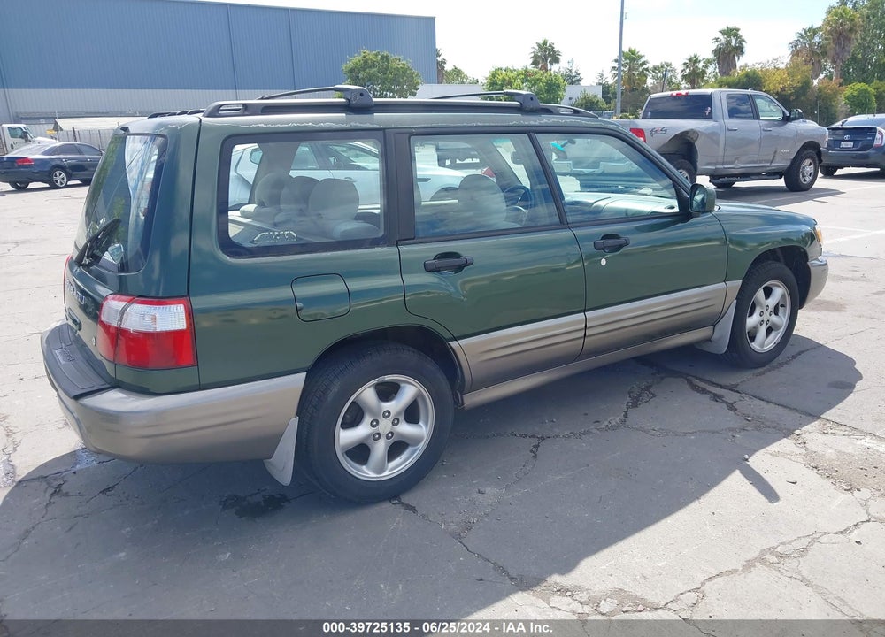 2002 SUBARU FORESTER S VIN: JF1SF65532H713855
