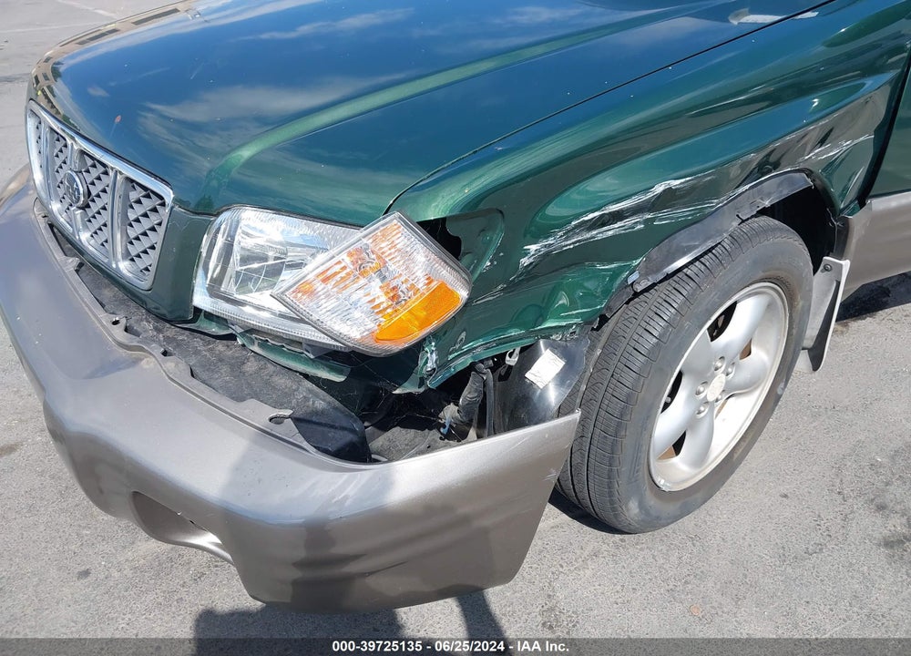 2002 SUBARU FORESTER S VIN: JF1SF65532H713855