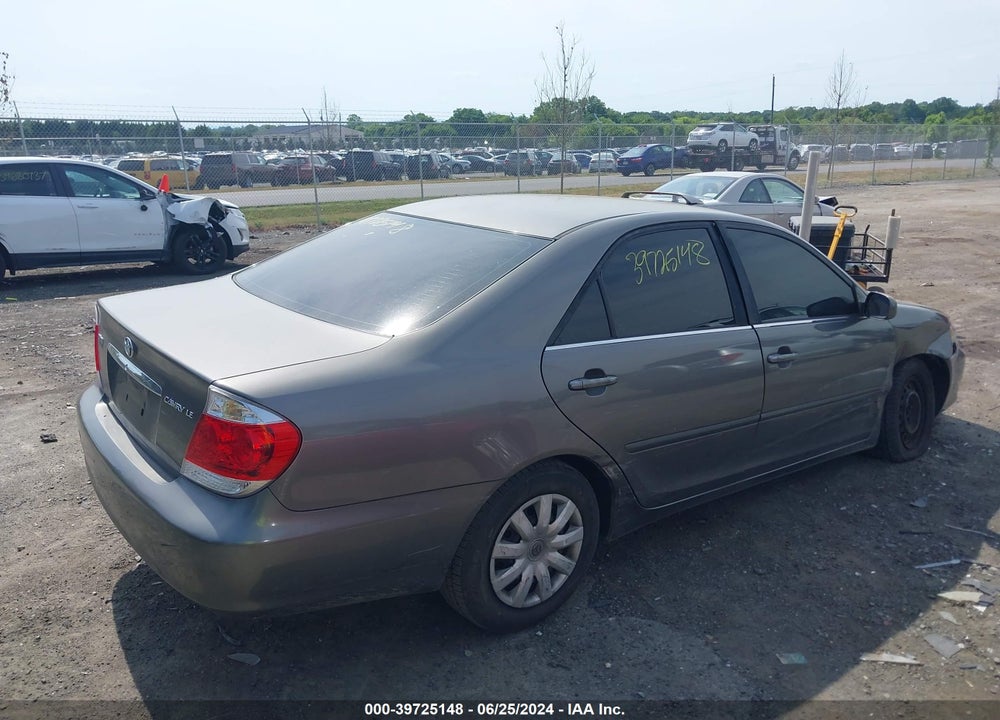 2006 TOYOTA CAMRY LE VIN: 4T1BE32K16U687870