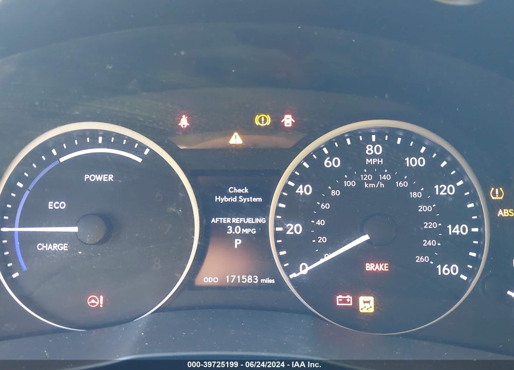2015 LEXUS ES 300H VIN: JTHBW1GG3F2100797