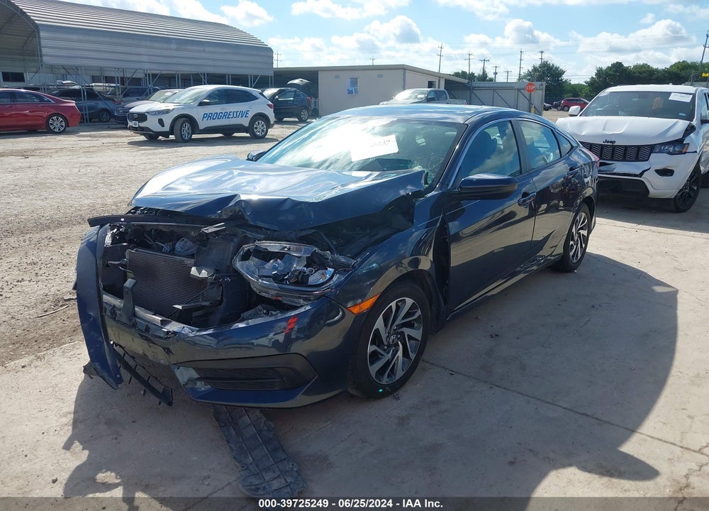 2018 HONDA CIVIC EX VIN: 2HGFC2F76JH550920