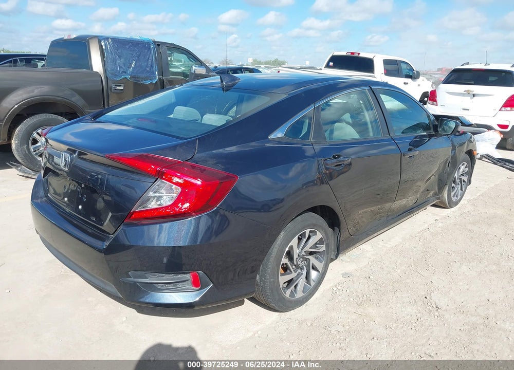 2018 HONDA CIVIC EX VIN: 2HGFC2F76JH550920