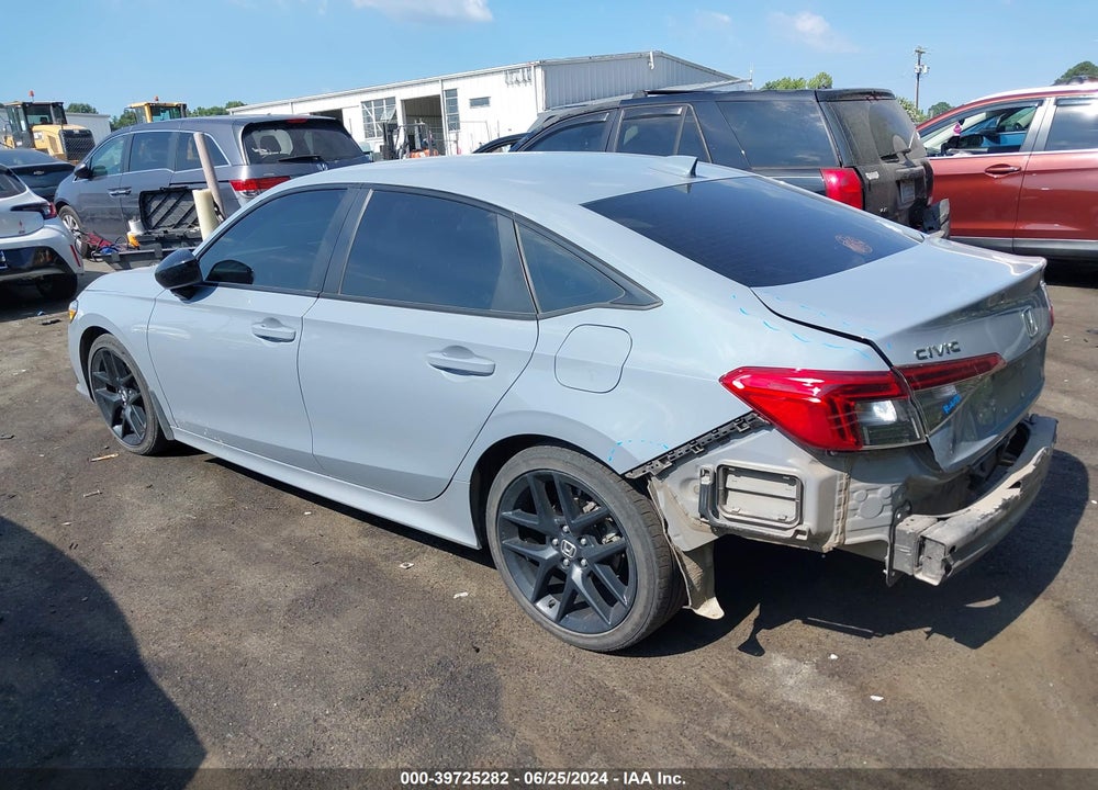 2022 HONDA CIVIC SPORT VIN: 2HGFE2F56NH573175