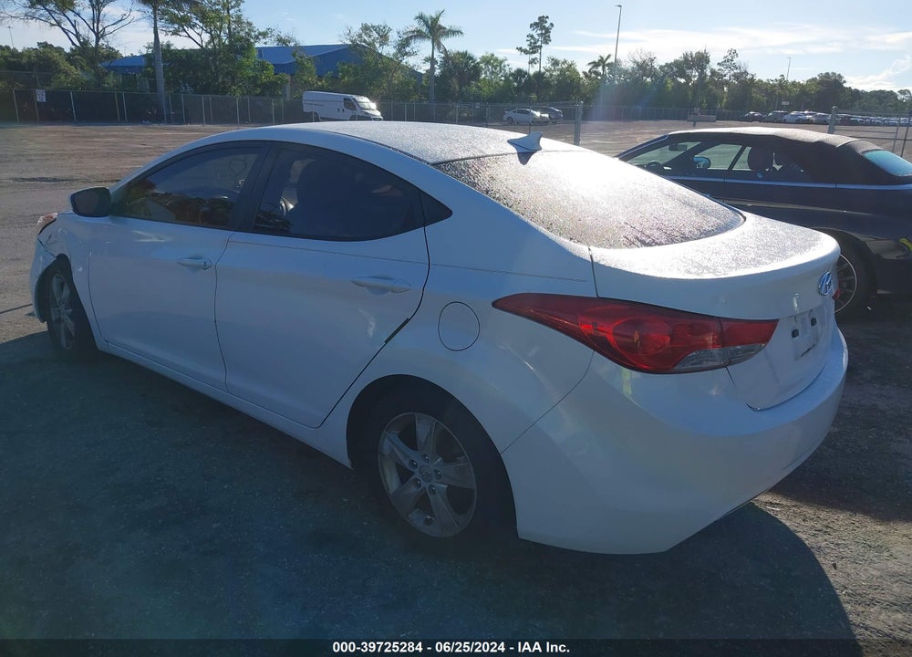 2012 HYUNDAI ELANTRA GLS VIN: 5NPDH4AE0CH077079