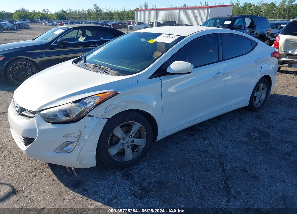 2012 HYUNDAI ELANTRA GLS VIN: 5NPDH4AE0CH077079