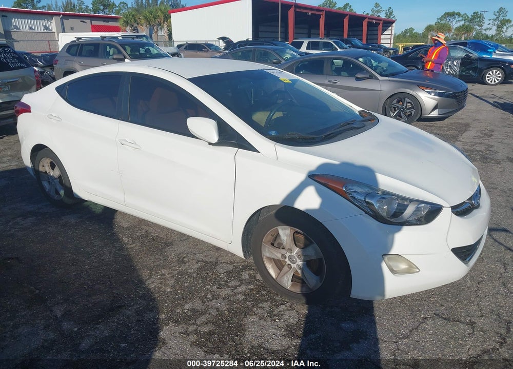 2012 HYUNDAI ELANTRA GLS VIN: 5NPDH4AE0CH077079