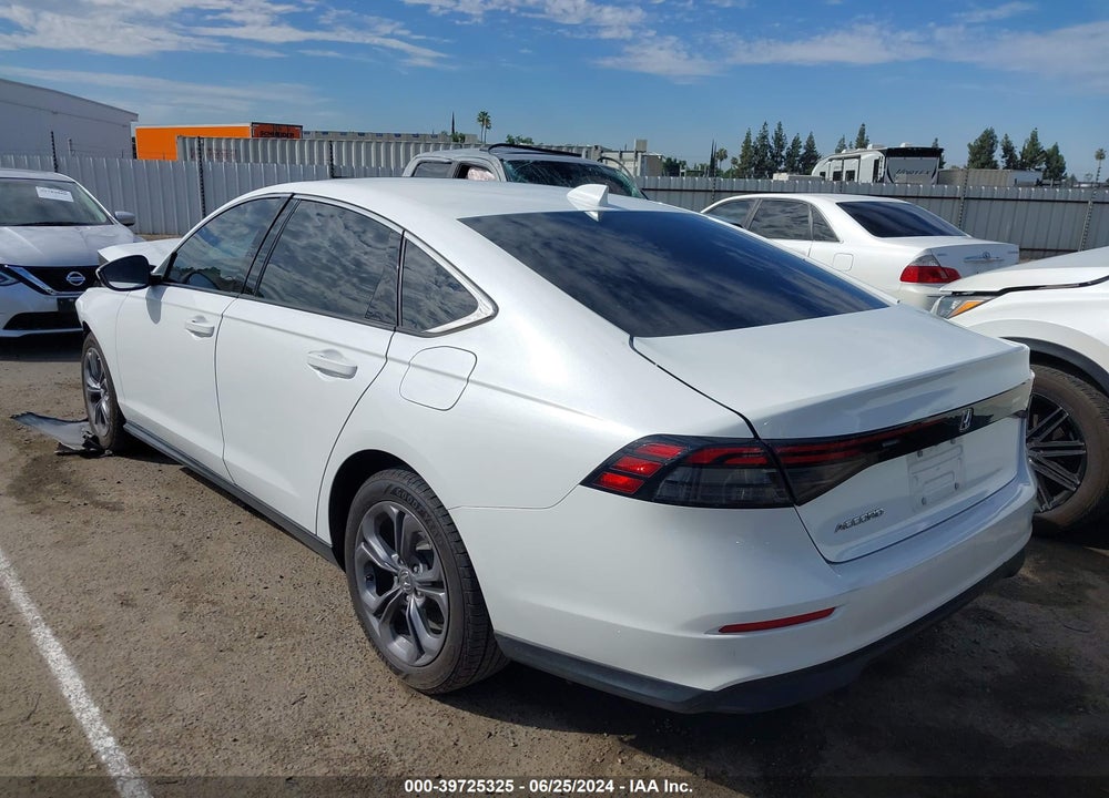 2023 HONDA ACCORD EX VIN: 1HGCY1F37PA038554