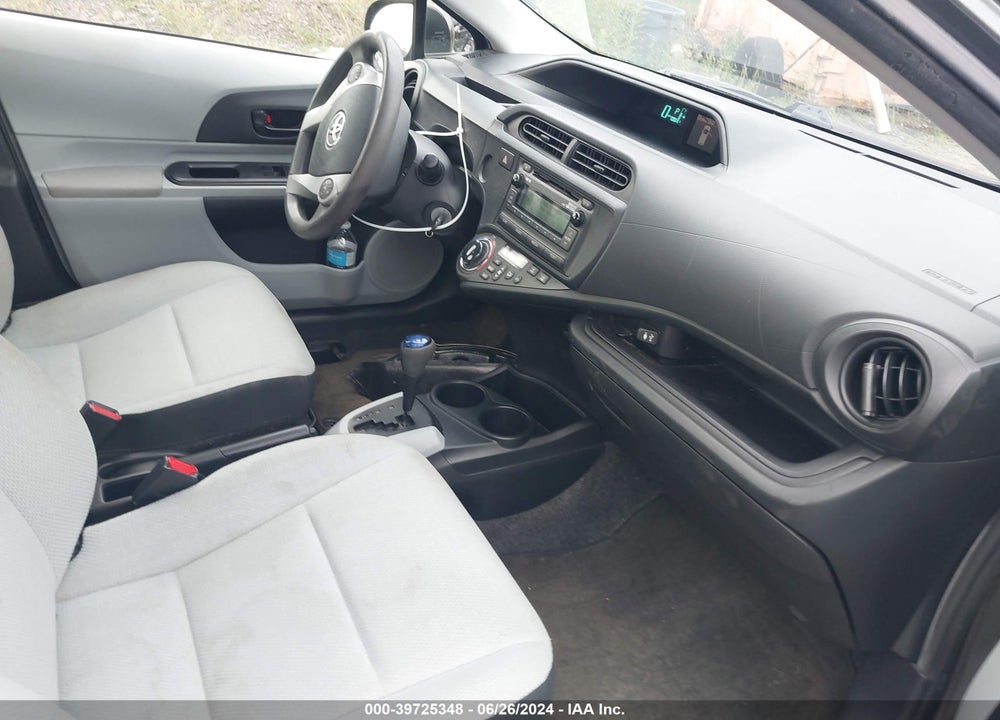 2012 TOYOTA PRIUS C ONE VIN: JTDKDTB30C1011228