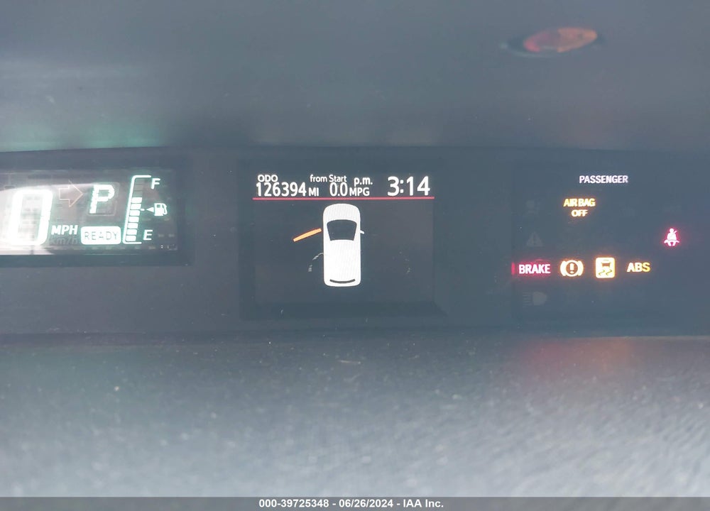 2012 TOYOTA PRIUS C ONE VIN: JTDKDTB30C1011228
