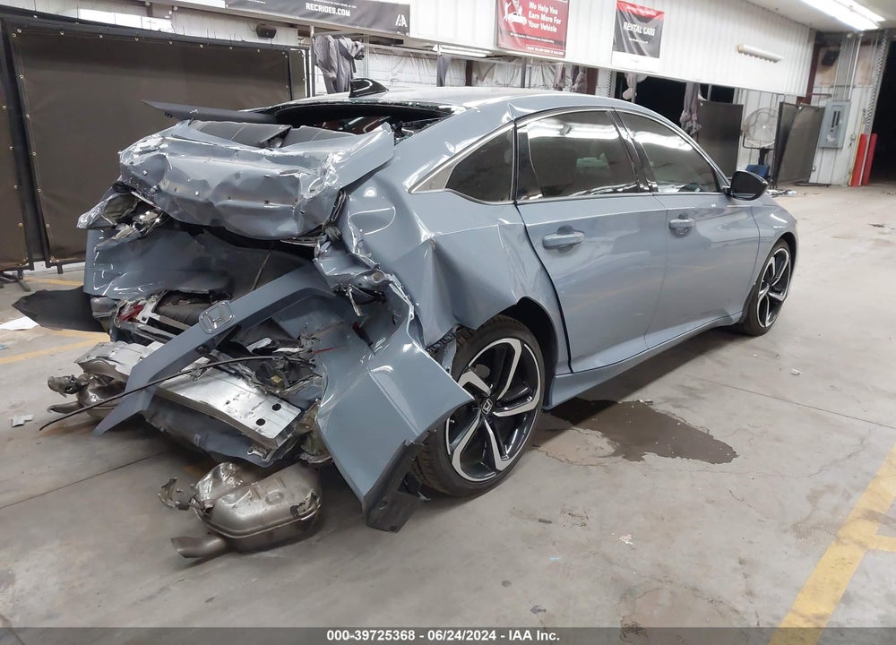 2021 HONDA ACCORD SPORT VIN: 1HGCV1F38MA007513