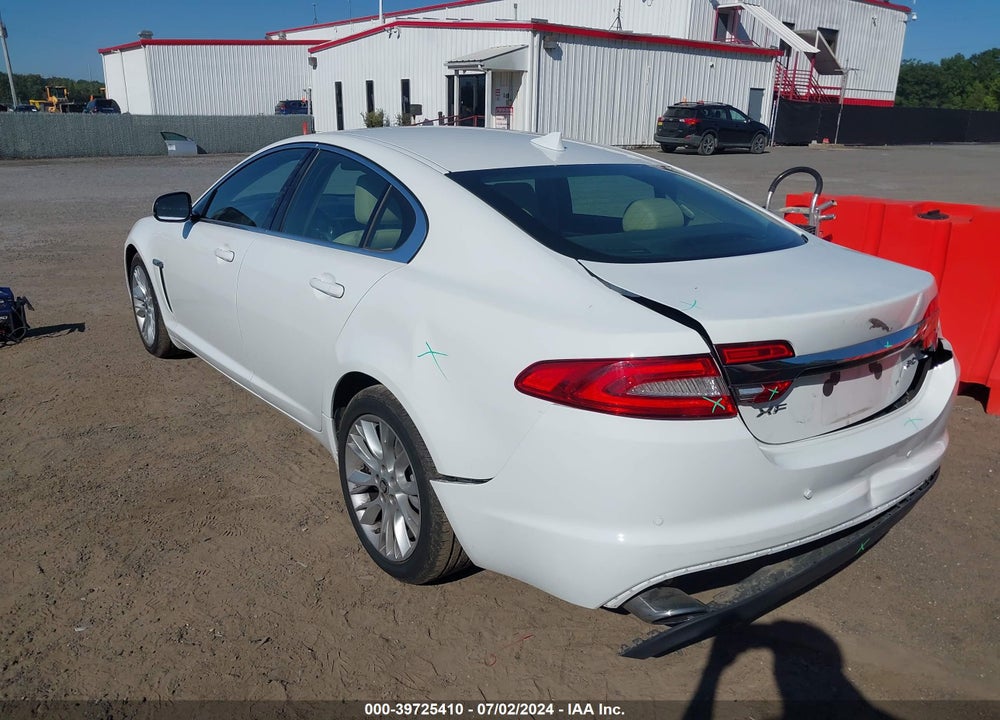2013 JAGUAR XF V6 SC VIN: SAJWA0E75D8S62800