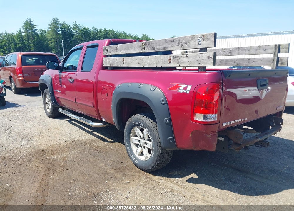 2007 GMC SIERRA 1500 SLE1 VIN: 2GTEK19J771651562