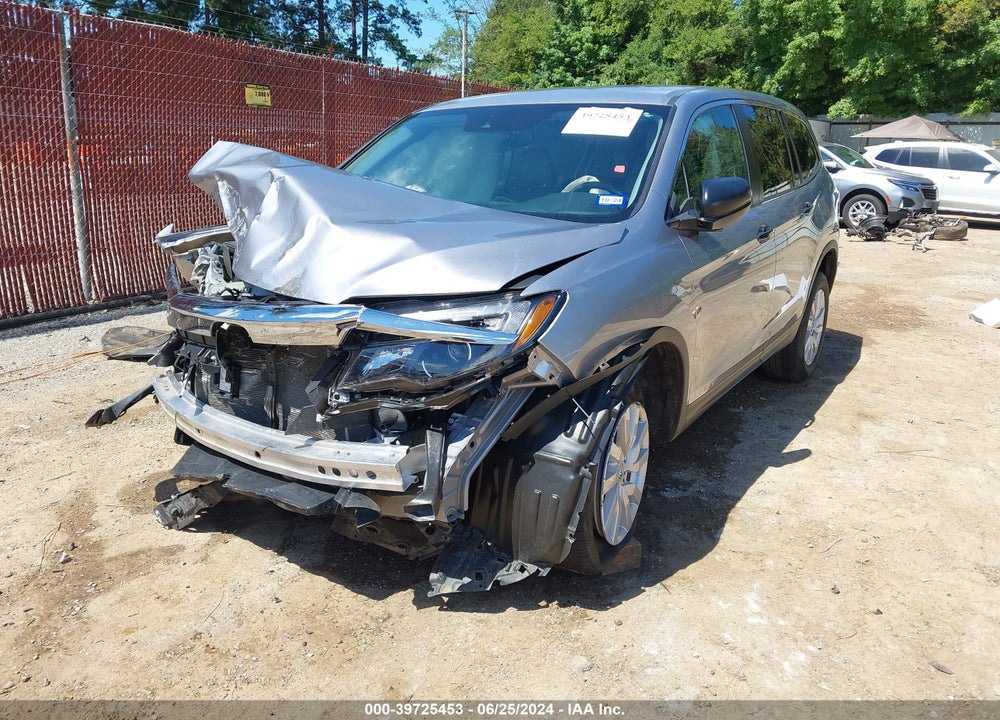 2021 HONDA PILOT AWD LX VIN: 5FNYF6H12MB020601