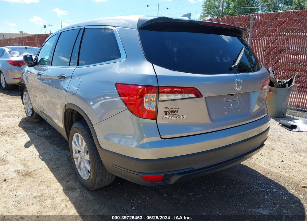 2021 HONDA PILOT AWD LX VIN: 5FNYF6H12MB020601