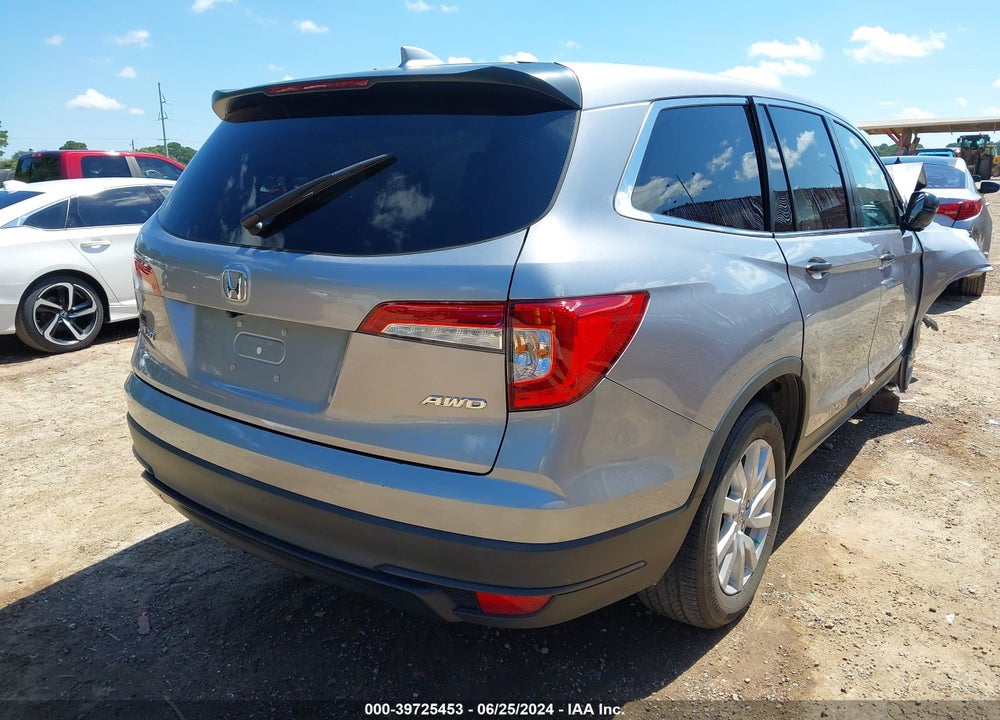 2021 HONDA PILOT AWD LX VIN: 5FNYF6H12MB020601