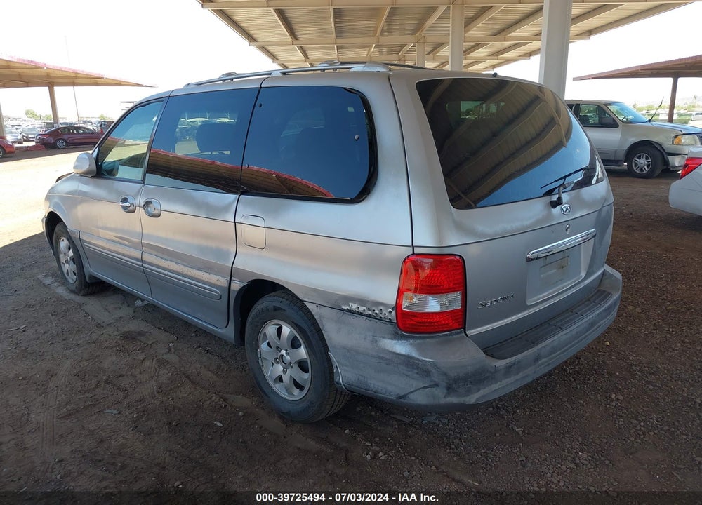 2004 KIA SEDONA EX/LX VIN: KNDUP131846574162