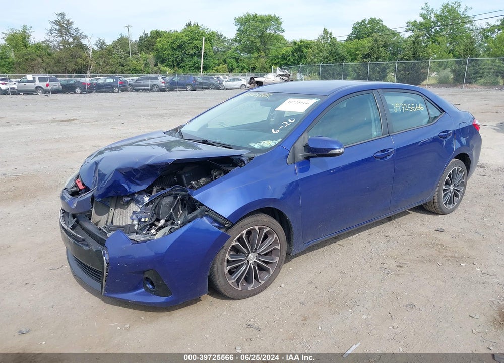 2014 TOYOTA COROLLA S PLUS VIN: 2T1BURHE5EC156808