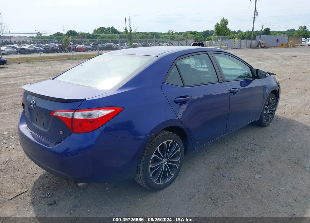 2014 TOYOTA COROLLA S PLUS VIN: 2T1BURHE5EC156808
