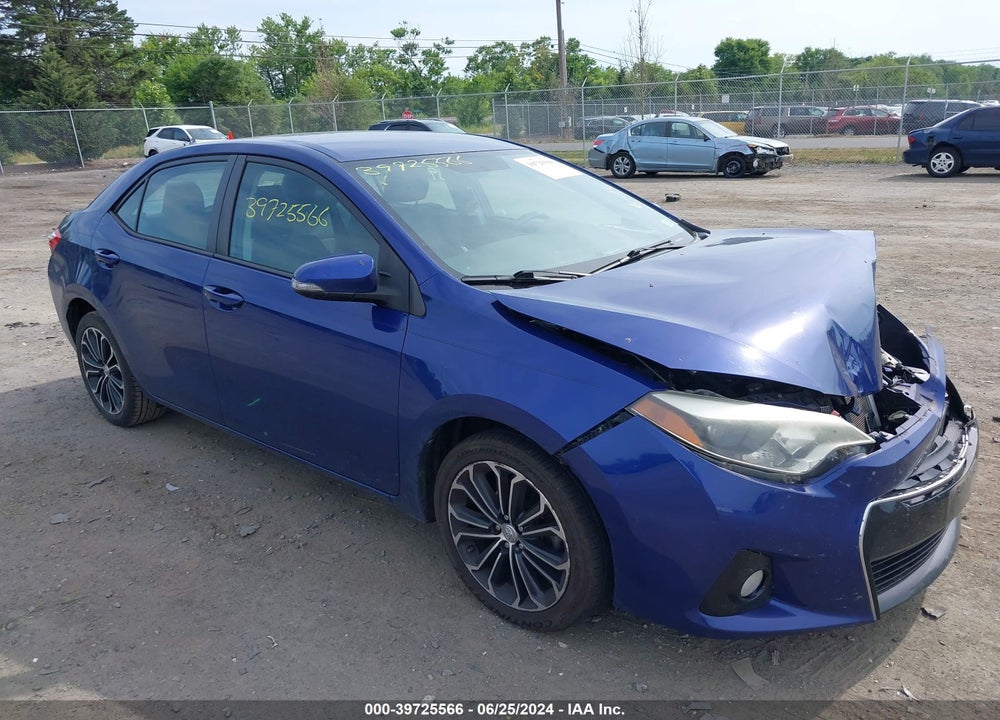 2014 TOYOTA COROLLA S PLUS VIN: 2T1BURHE5EC156808