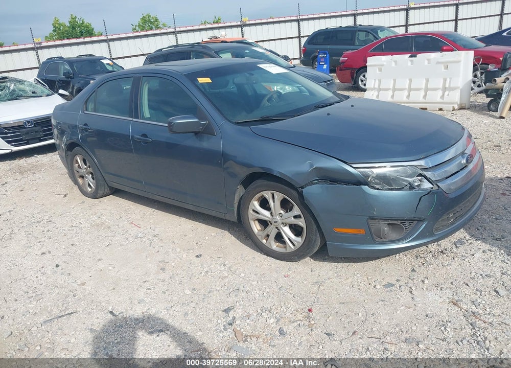 2012 FORD FUSION VIN: 3FAHP0HA2CR407355