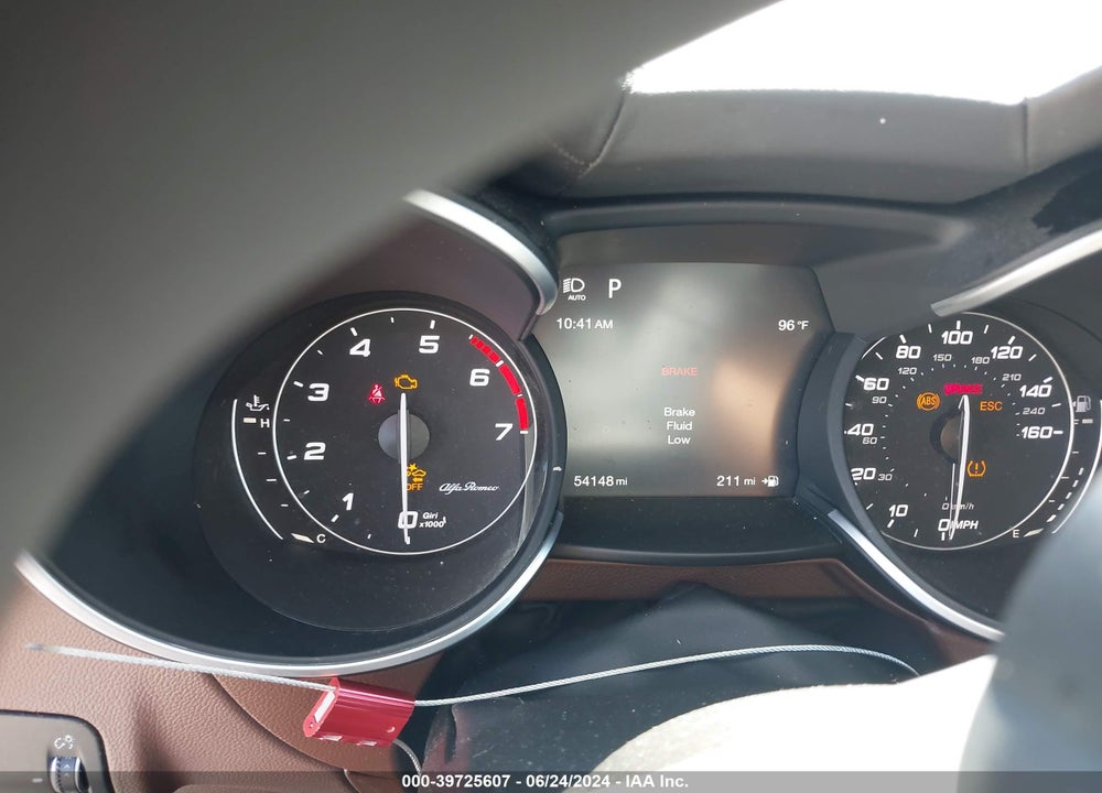 2019 ALFA ROMEO STELVIO TI SPORT AWD VIN: ZASPAKBN5K7C31607