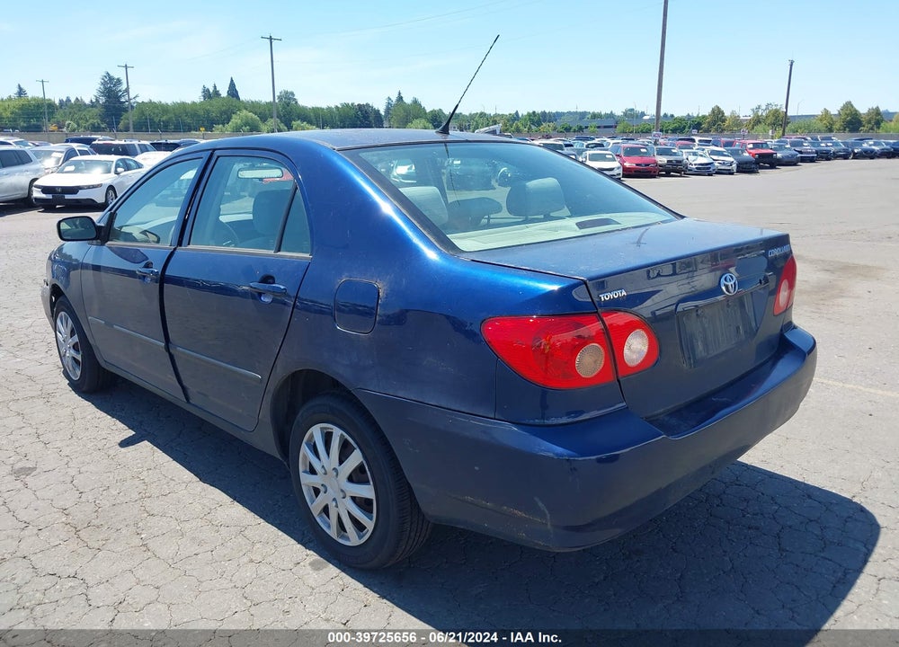 2007 TOYOTA COROLLA CE VIN: JTDBR32E470118975
