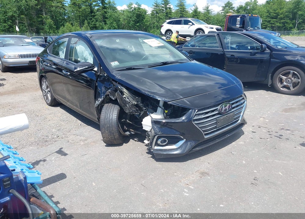 2018 HYUNDAI ACCENT LIMITED VIN: 3KPC34A3XJE021001