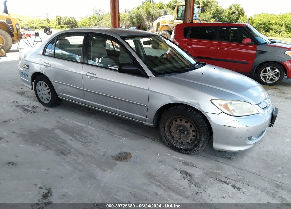 2005 HONDA CIVIC LX VIN: JHMES16555S005150