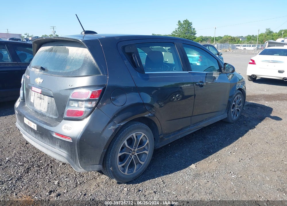 2017 CHEVROLET SONIC LT AUTO VIN: 1G1JD6SB3H4101198
