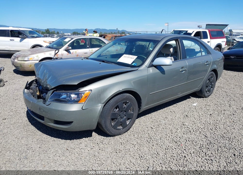 2008 HYUNDAI SONATA GLS VIN: 5NPET46C48H378049
