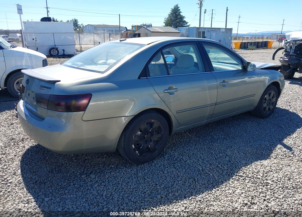 2008 HYUNDAI SONATA GLS VIN: 5NPET46C48H378049