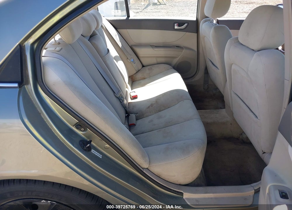 2008 HYUNDAI SONATA GLS VIN: 5NPET46C48H378049