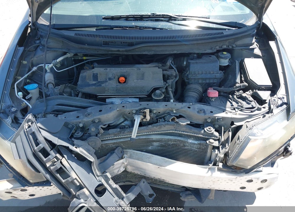 2012 HONDA CIVIC LX VIN: 19XFB2F54CE042900