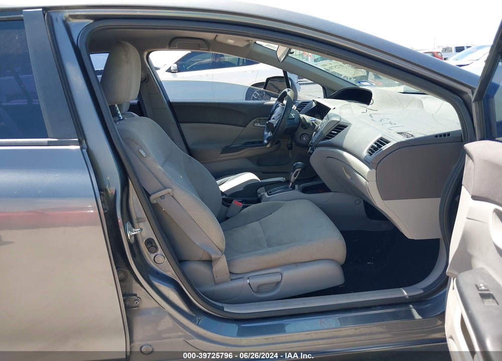 2012 HONDA CIVIC LX VIN: 19XFB2F54CE042900