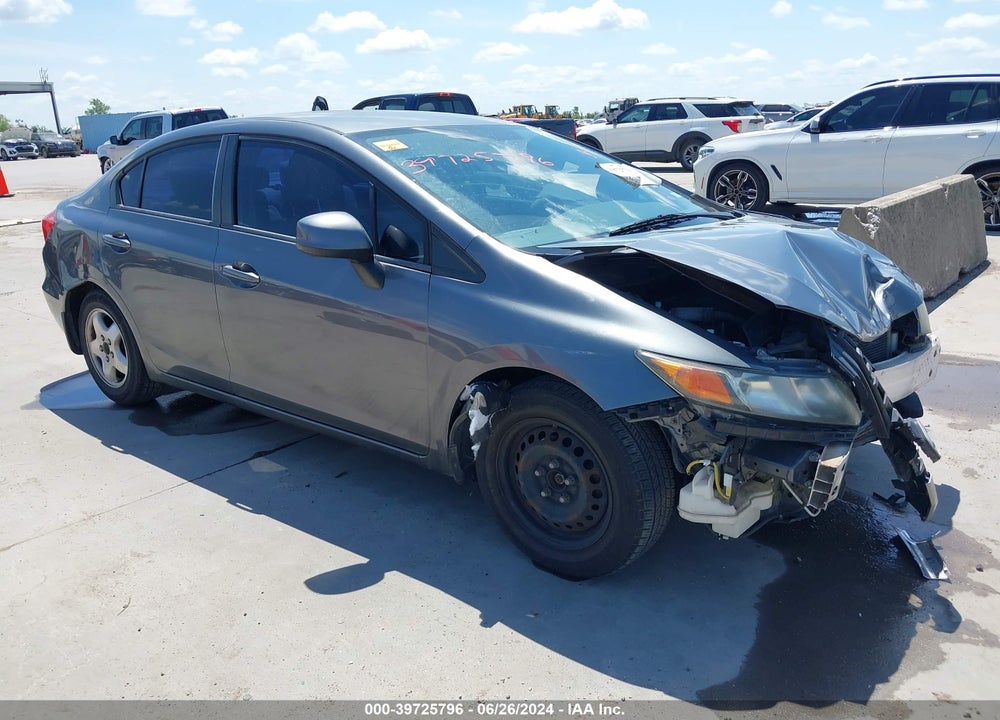 2012 HONDA CIVIC LX VIN: 19XFB2F54CE042900