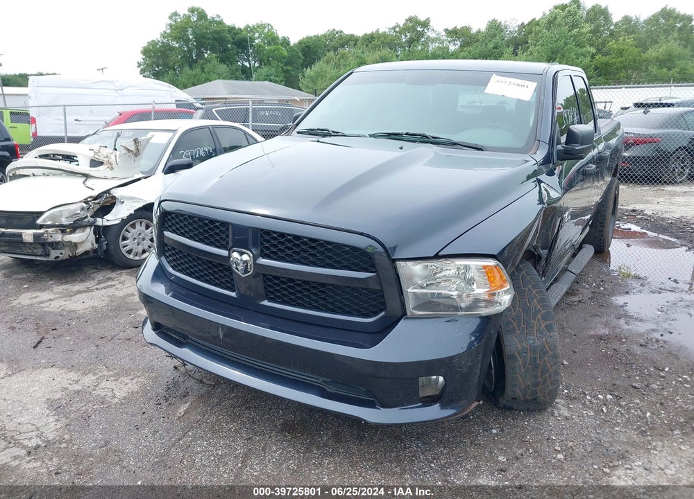 2017 RAM 1500 EXPRESS QUAD CAB 4X4 6'4 BOX VIN: 1C6RR7FG4HS845516