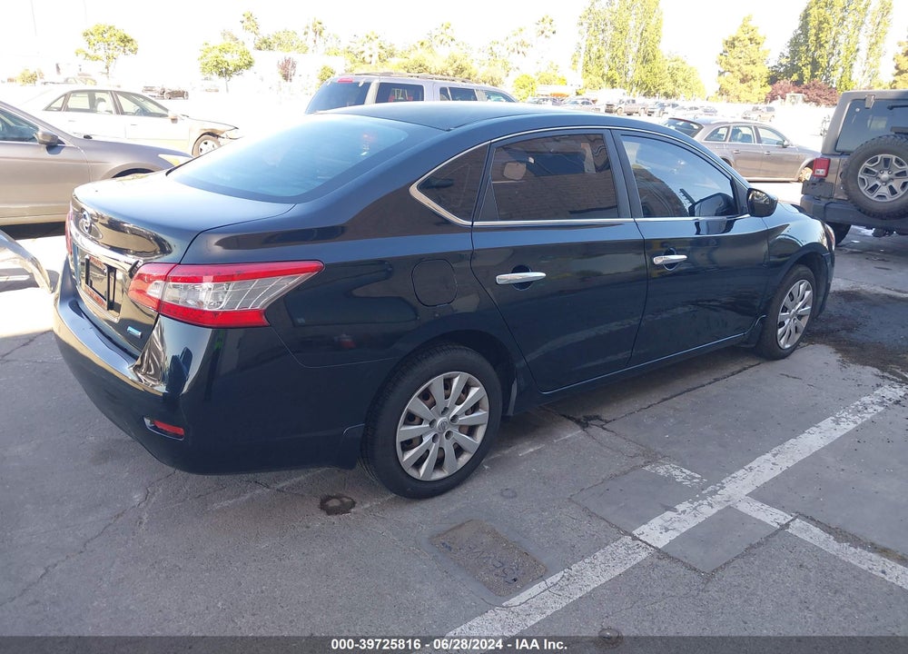 2013 NISSAN SENTRA S VIN: 3N1AB7AP8DL745190