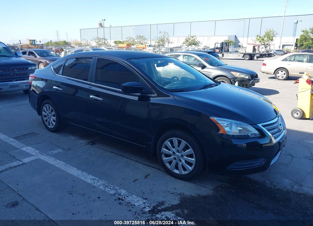 2013 NISSAN SENTRA S VIN: 3N1AB7AP8DL745190
