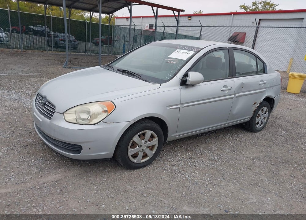 2008 HYUNDAI ACCENT GLS VIN: KMHCN46C78U182741