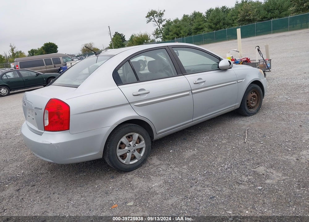 2008 HYUNDAI ACCENT GLS VIN: KMHCN46C78U182741