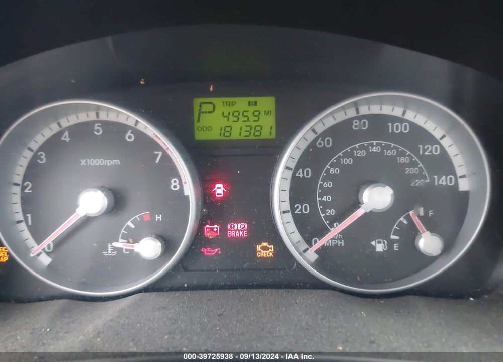 2008 HYUNDAI ACCENT GLS VIN: KMHCN46C78U182741